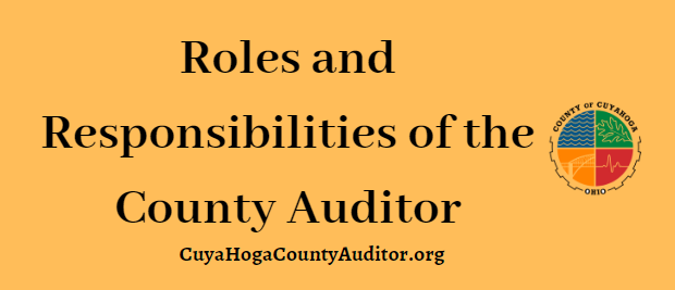 Responsibilities of the County Auditor